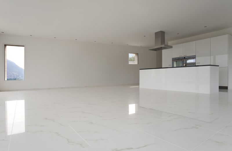 Finished Kitchen with Tile Floor